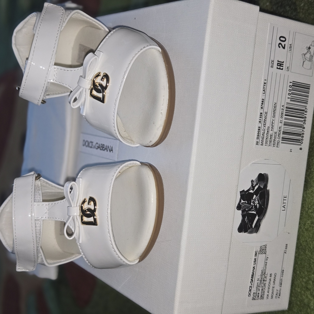 Dolce & Gabbana White Kids Sandals
